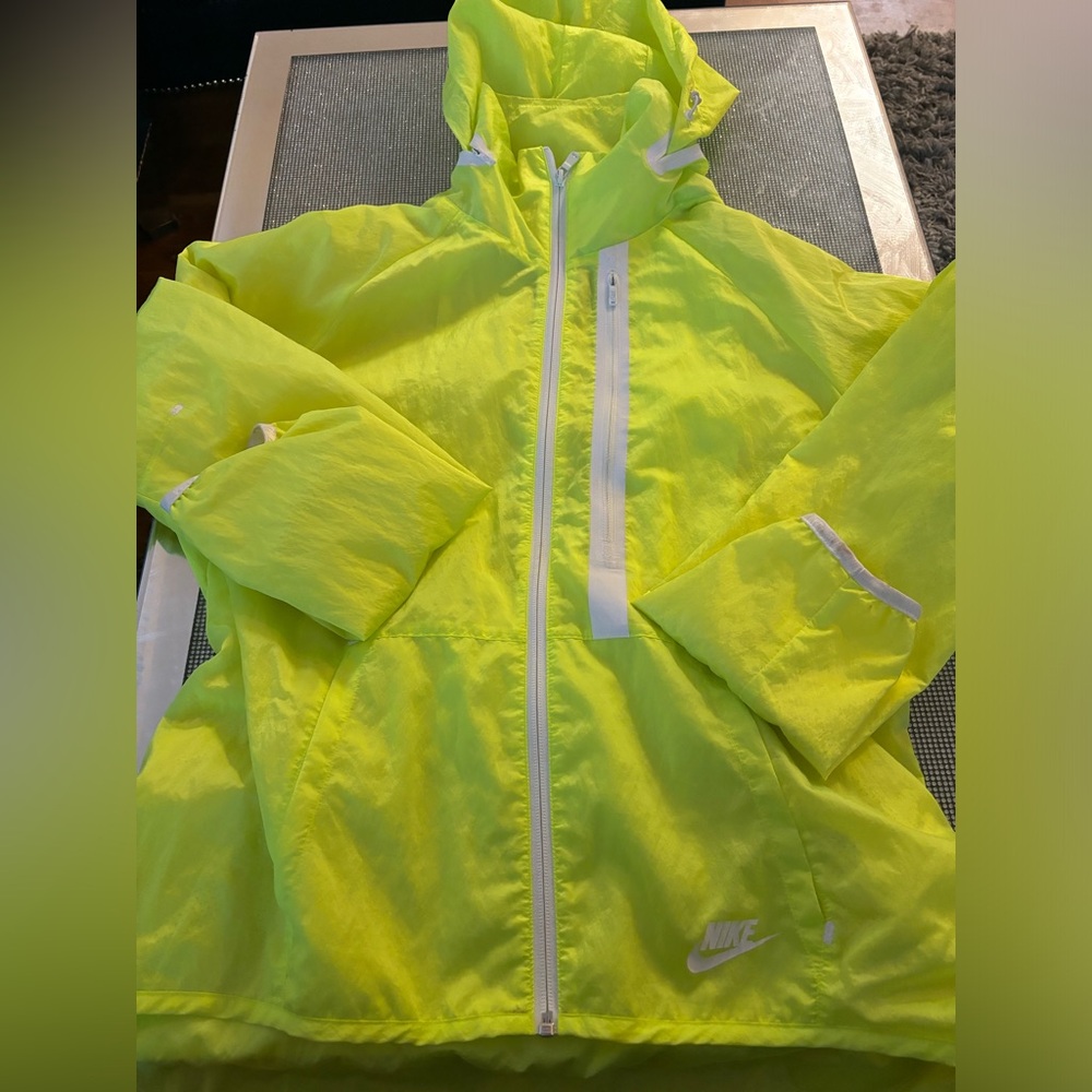 Nike Neon Wind Breaker Jacket has been worn maybe twice